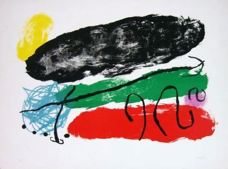 Lithographie Miró - DERRIÈRE LE MIROIR, Nº 119.