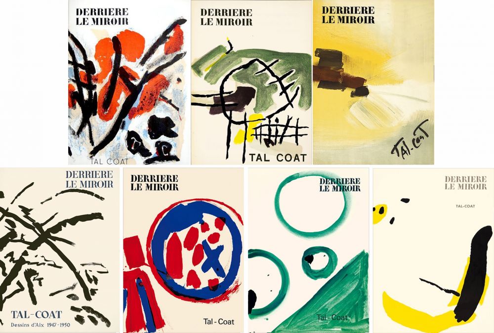 Illustriertes Buch Tal Coat - DERRIÈRE LE MIROIR. TAL COAT. Collection complète des 7 volumes de la revue consacrés à PIERRE TAL-COAT (de 1954 à 1972).