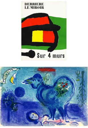 Illustriertes Buch Chagall - Derrière le Miroir n° 107-108-109. SUR 4 MURS. Juin-juillet 1958.