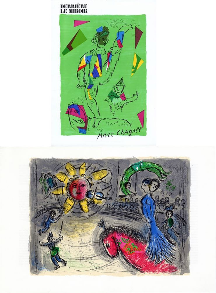 Illustriertes Buch Chagall - Derrière le Miroir n° 235 - CHAGALL. 2 LITHOGRAPHIES ORIGINALES (1979)