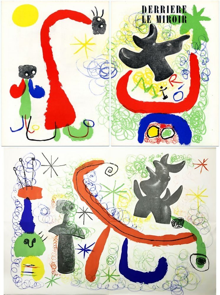 Illustriertes Buch Miró - Derrière Le Miroir n° 29-30 - MIRÓ. 2 LITHOGRAPHIES ORIGINALES (Mai 1950)