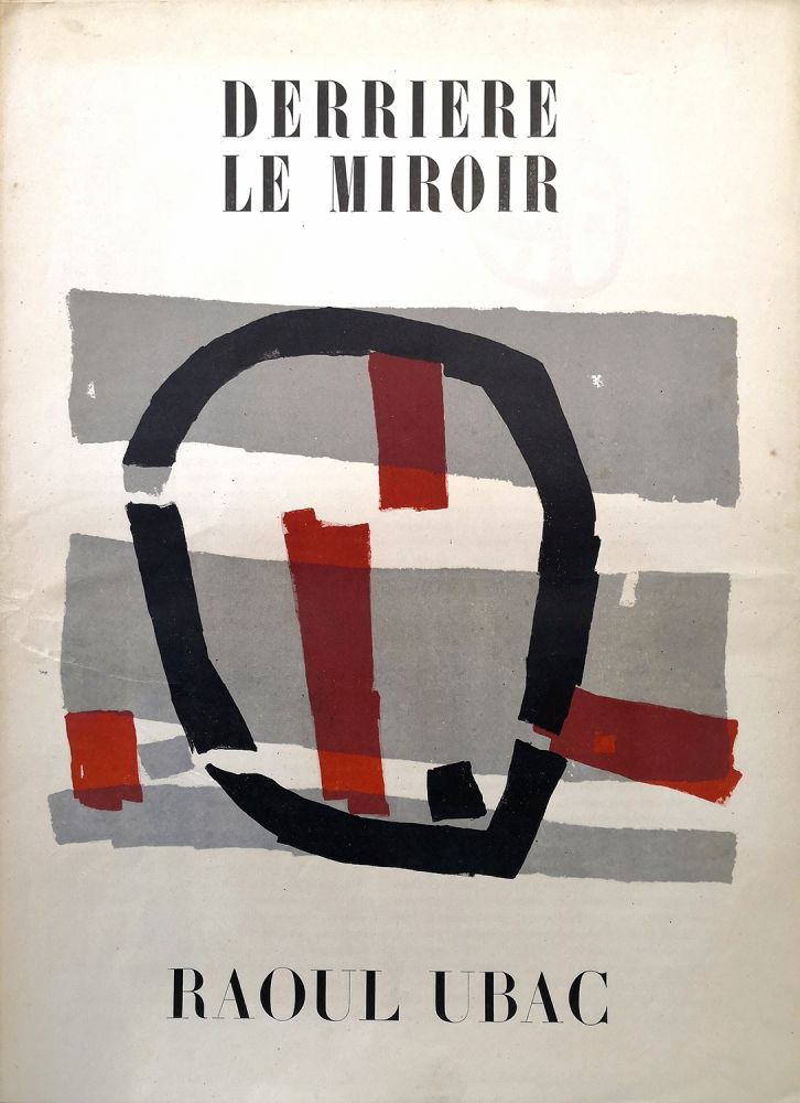 Illustriertes Buch Ubac - Derrière le Miroir n. 34. Texte d'André Frénaud