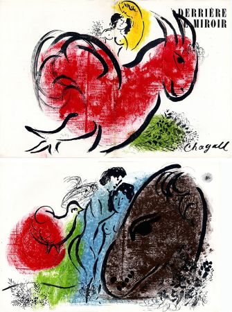 Illustriertes Buch Chagall - Derrière le Miroir n° 44-45. CHAGALL. Mars 1952.