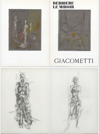 Illustriertes Buch Giacometti - Derrière le Miroir n° 65 . GIACOMETTI . Mai 1954.