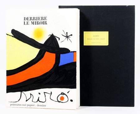 Illustriertes Buch Miró - Derriére le Miroir 193/194. Peintures Sur Papier, Dessins