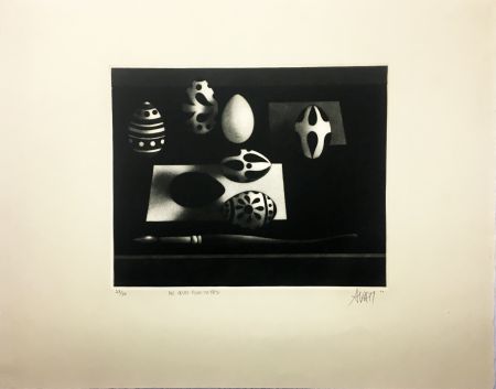 Mezzotinto Avati - Des œufs pour ta fête (1960)