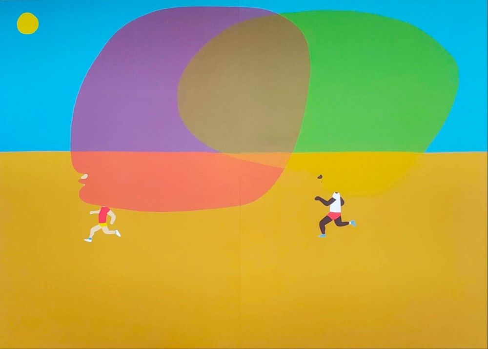 Lithographie Mcdonald  - Desert Run