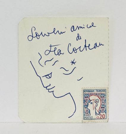 Keine Technische Cocteau - Dessin au stylo bille. circa 1961. 