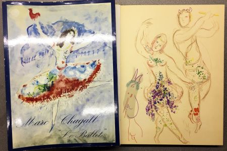 Lithographie Chagall - DESSINS ET AQUARELLES POUR LE BALLET