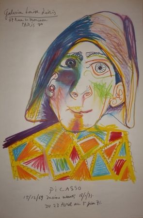 Lithographie Picasso - Dessins récents - Louise Leiris 1971