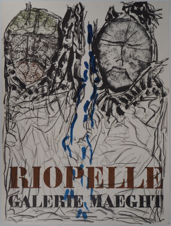 Illustriertes Buch Riopelle - Deux masques abstraits