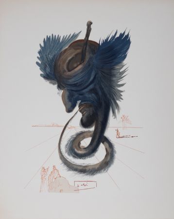 Lithographie Dali - Devins et Sorciers