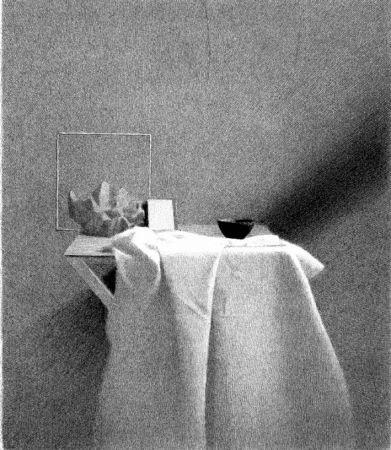 Lithographie Ferroni - Diagonale d'ombra I