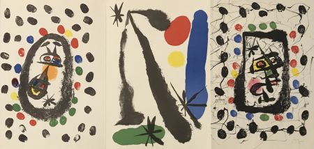 Lithographie Miró - Dibujos y Litografias From Papeles de Son Armadans in the Collection of Juan de Juanes