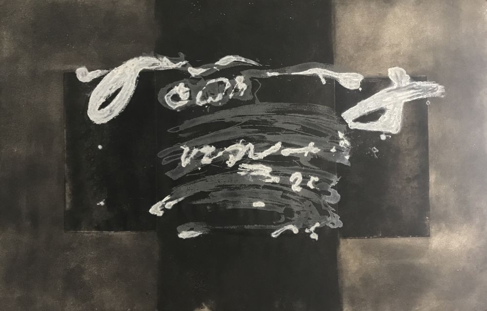 Stich Tàpies - Diptyque avec Croix