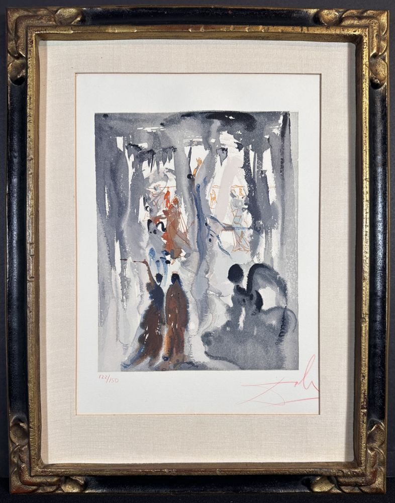 Holzschnitt Dali - Divine Comedy Heaven Canto 12