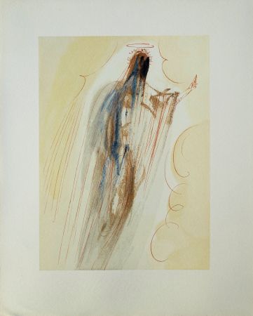 Holzschnitt Dali - Divine Comédie, Paradis 29, La création des anges