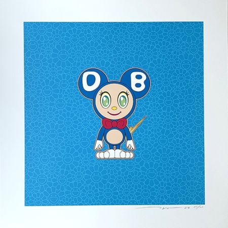 Lithographie Murakami - DOB 2020 Light Blue