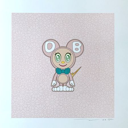 Lithographie Murakami - DOB 2020 Light Pink