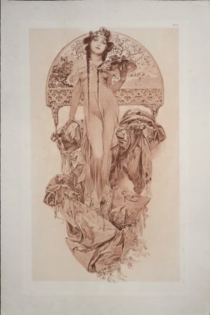 Lithographie Mucha - Documents Décoratifs, 1902 - PLATE 6