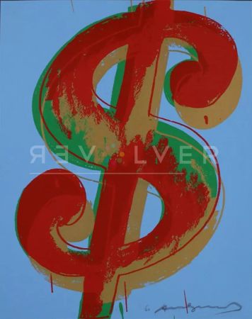 Siebdruck Warhol - Dollar Sign 277