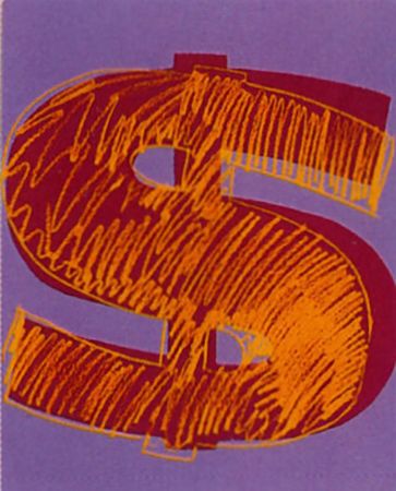 Siebdruck Warhol -  Dollar Sign (FS II.280)