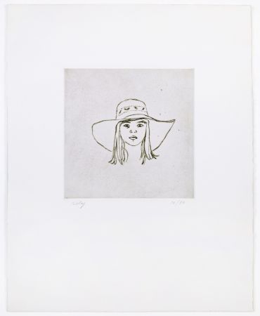 Radierung Kitaj - Dominie in Catalonia