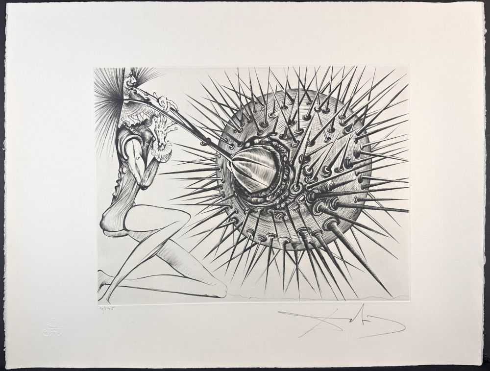Stich Dali - Don Quichotte et l'oursin