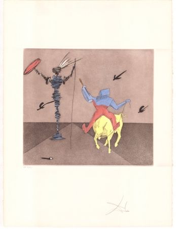 Stich Dali - Don Quijote - Maître et écuyer