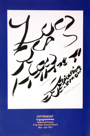 Lithographie Dotremont - Dotremont, logogrammes, 1971