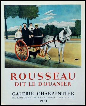 Plakat Rousseau - DOUANIER ROUSSEAU GALERIE CHARPENTIER ROUSSEAU DIT LE DOUANIER 