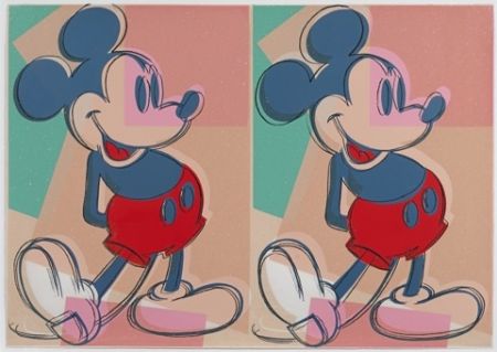 Siebdruck Warhol - Double Mickey Mouse (FS II.269)