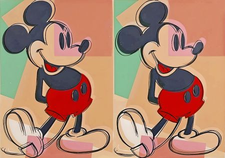 Siebdruck Warhol - Double Mickey Mouse (FS II.269)