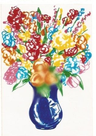 Lithographie Koons - DOW-Flowers