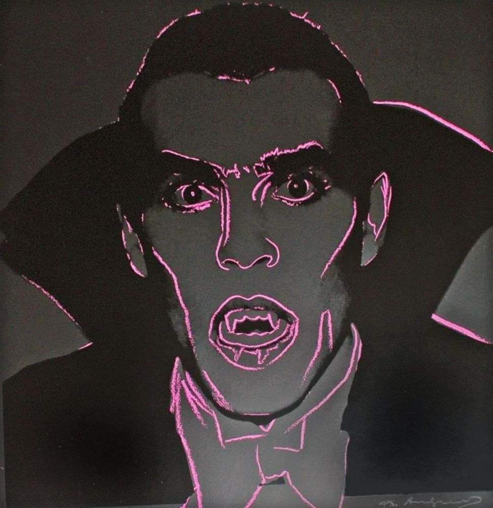 Siebdruck Warhol - Dracula