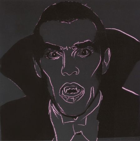 Siebdruck Warhol - Dracula