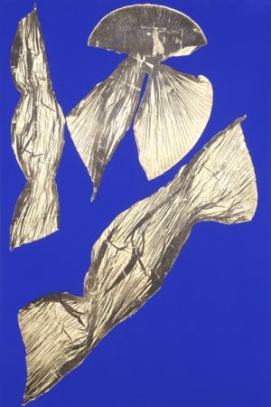 Lithographie Benglis - Dual Nature (Blue) I