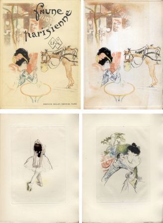 Illustriertes Buch Legrand - E. Ramiro : FAUNE PARISIENNE. La suite des gravures signées par Louis Legrand (1901)