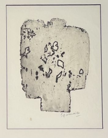Keine Technische Corneille - Eau-forte Signes dans la pierre, 1953. Exemplaire d'artiste EA Atelier STANLEY WILLIAM HAYTER
