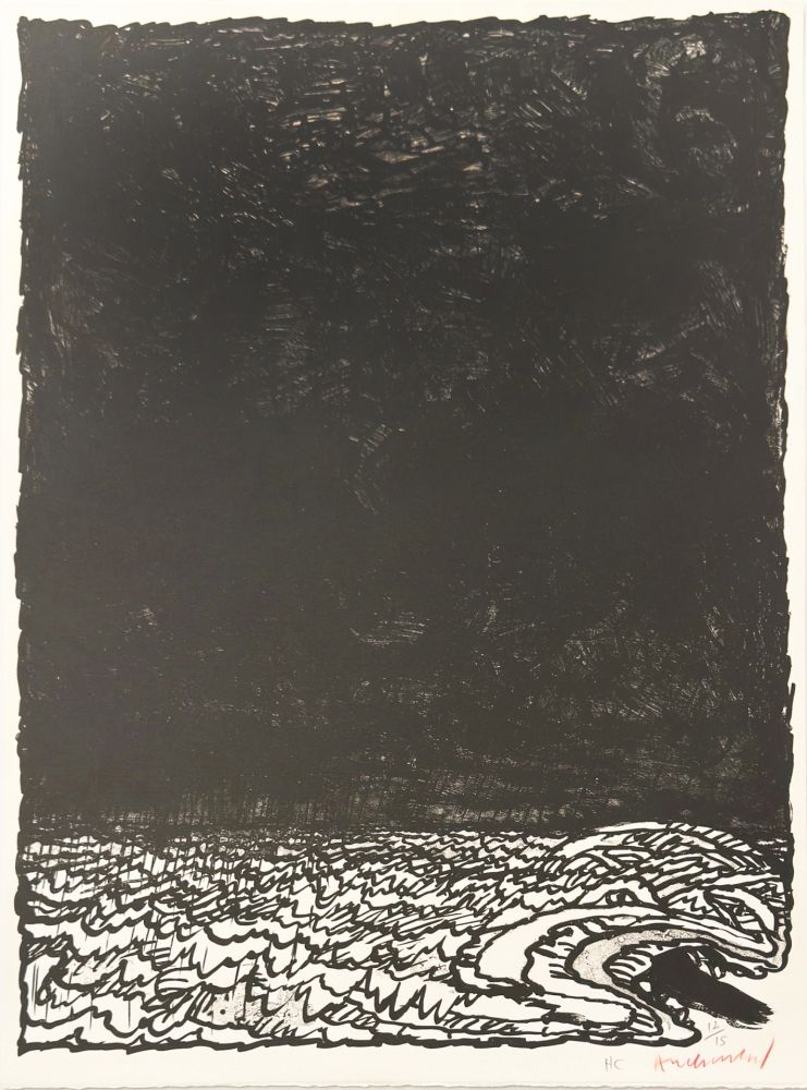 Lithographie Alechinsky - Eau dormante