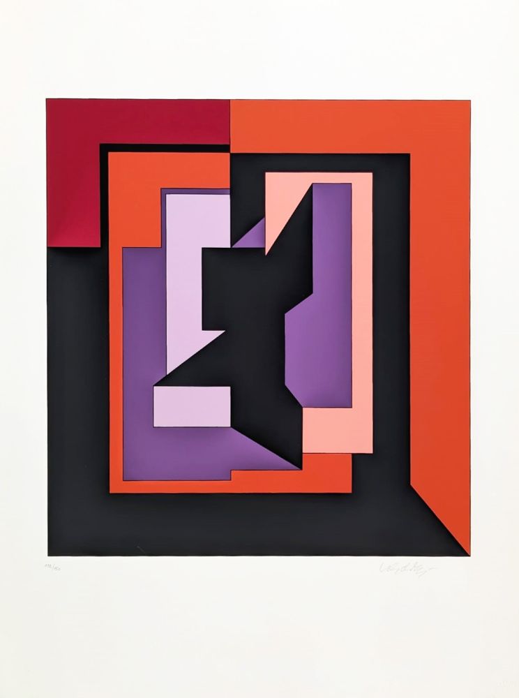 Siebdruck Vasarely - Eika 