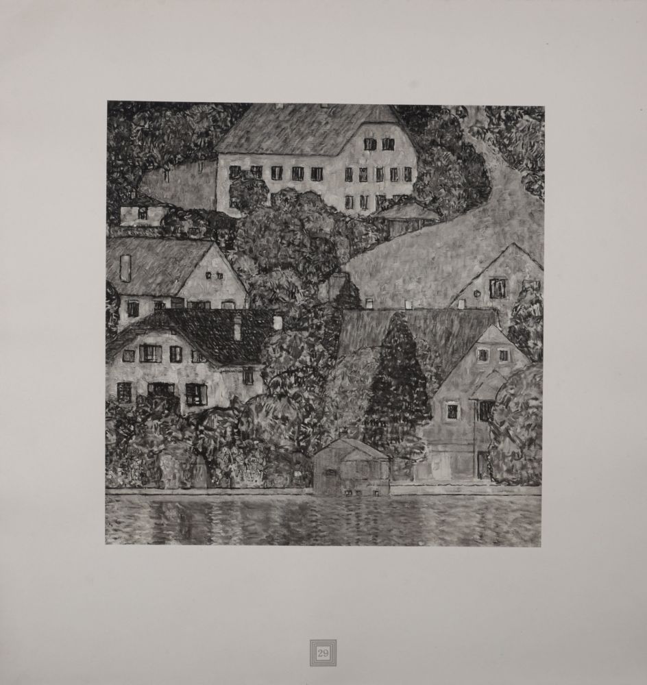 Lithographie Klimt (After) - Eine Nachlese Folio, Am Attersee