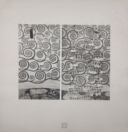 Lithographie Klimt (After) - Eine Nachlese Folio, Der Lebensbaum, 1931