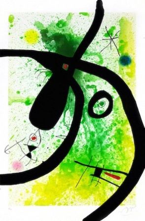 Radierung Und Aquatinta Miró - El cazador de Pulpos