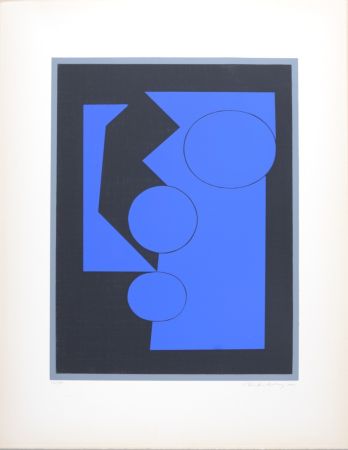 Siebdruck Vasarely - El Cielo