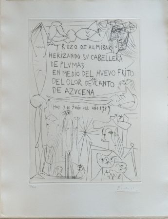 Illustriertes Buch Picasso - El entierro del Conde de Orgaz