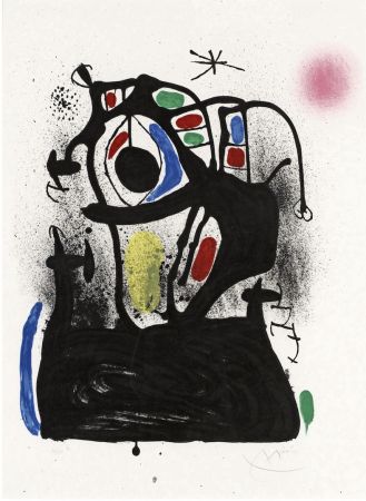 Lithographie Miró - El hipnotizador 