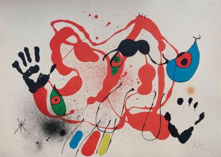 Lithographie Miró - El Marxant de Galls 