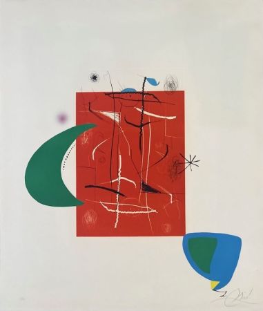 Radierung Miró - El Pi De Formentor 