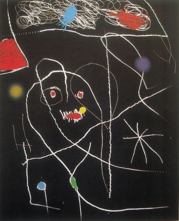 Radierung Und Aquatinta Miró - El Pi de Formentor